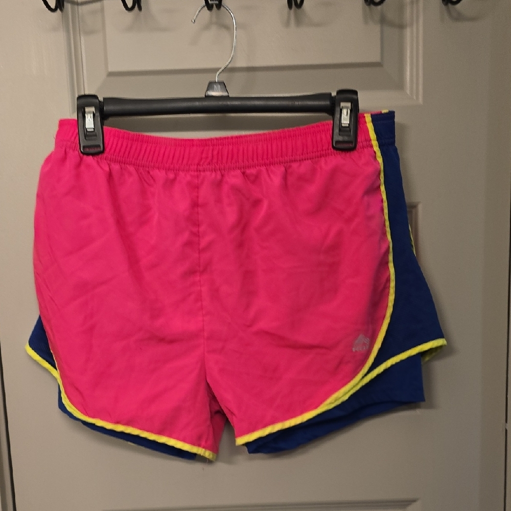 RBX Pink and Blue Athletic Shorts